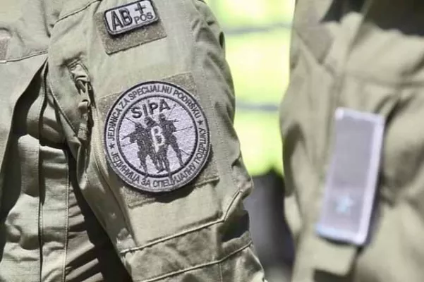 A special police task force (SEK) after the fatal knife attack Friday at the festival in Solingen, August 2024